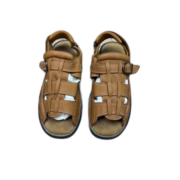 Earth Shoe Y2k  Fisherman Cognac Sandal Costal Grandpa Dadcore Vintage Outdoors